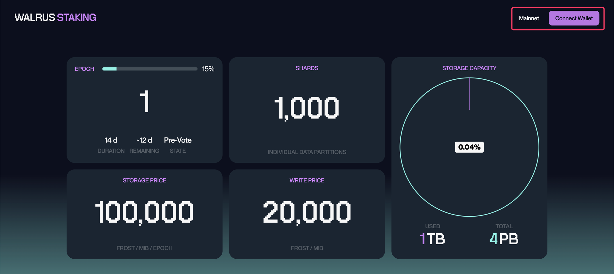 Click on Connect Wallet