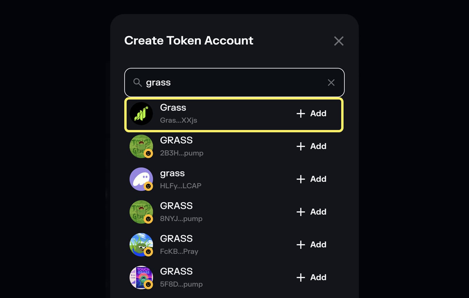 Search-for-Grass-And-click-the-first-option