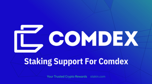 Stakin To Support Staking for Comdex