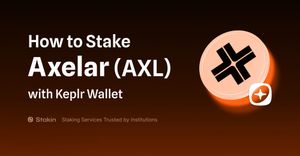 How To Stake Axelar $AXL with Keplr Wallet