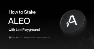 How to Stake ALEO using Leo Playground