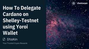 How to delegate Cardano ($ADA) on Shelley-Testnet using Yoroi wallet?