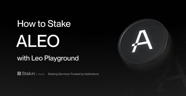 How to Stake ALEO using Leo Playground