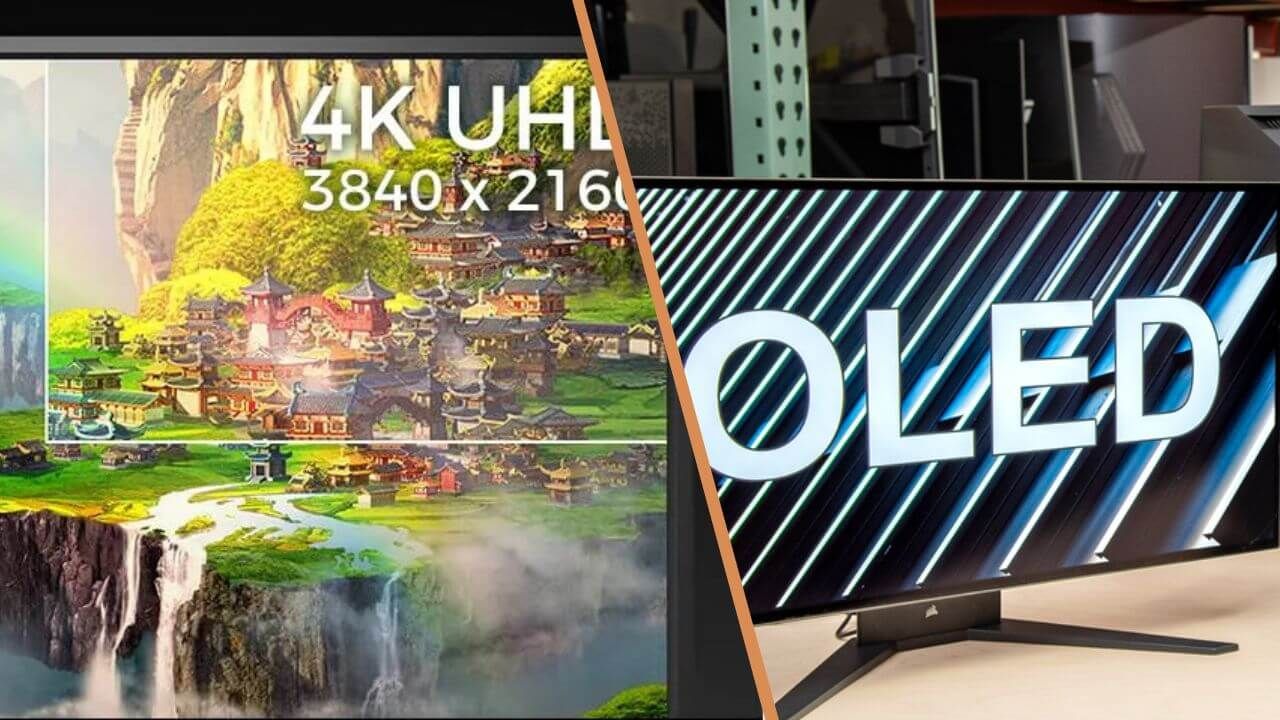 Look at 4K monitor imagery and OLED display