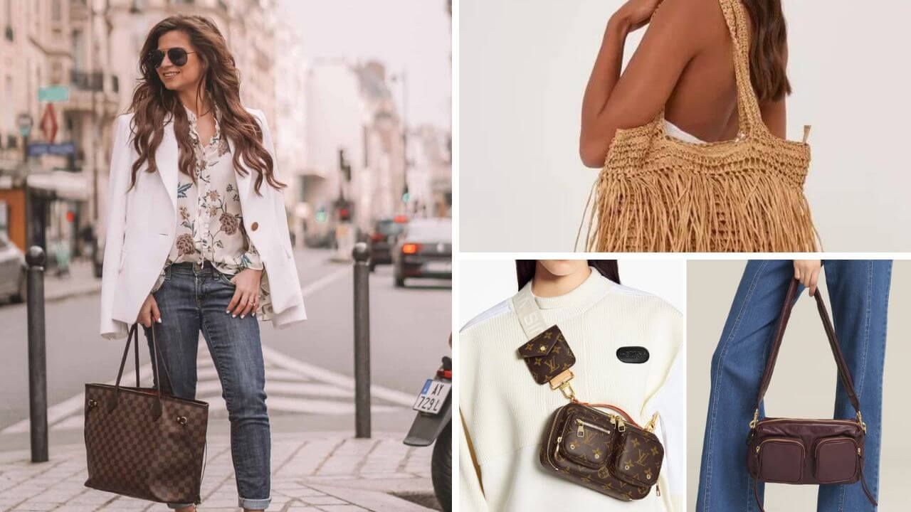 Examples of three different dupe designer bags