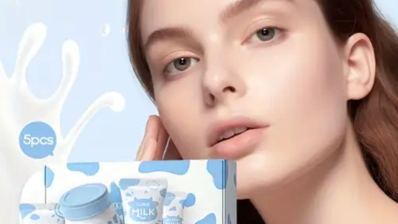 Woman showing the effects of using Bubble Skin Care products for her skin care routine