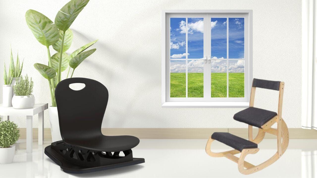 Two styles of rocking chairs helpful for people with ADHD