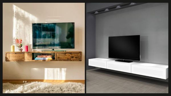 Transform Your Living Room with Stunning Floating Shelves for Your TV