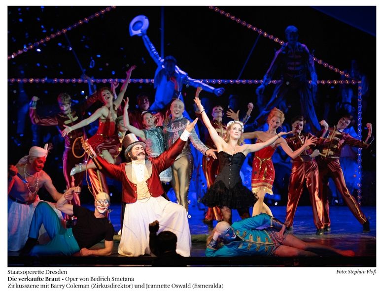 Staatsoperette Dresden / Die verkaufte Braut © Stephan Floß Staatsoperette Dresden / Die verkaufte Braut © Stephan Floß