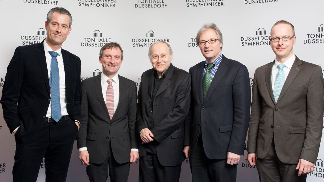 Tonhalle Düsseldorf / Michael Becker,L, Adam Fischer, M © Tonhalle © Susanne Diesner - Tonhalle Düsseldorf