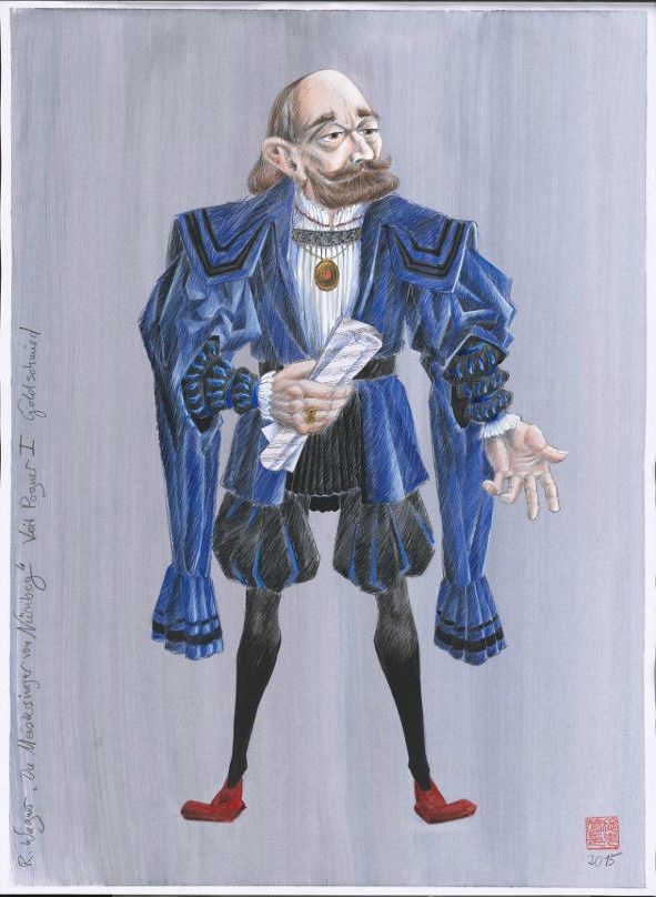 Chemnitz / Theater_Goldschmied Figurine von Peter Sykora Chemnitz / Theater_Goldschmied Figurine von Peter Sykora