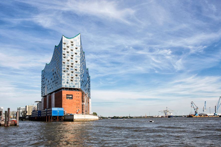 Hamburg / Elbphilharmonie Westansicht © Thies Raetzke Hamburg / Elbphilharmonie Westansicht © Thies Raetzke
