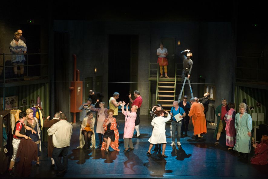 Plauen / Theater Plauen - Kiss me Kate- Ensemble © Peter Awtukowitsch Plauen / Theater Plauen - Kiss me Kate- Ensemble © Peter Awtukowitsch