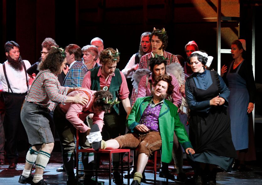 Hagen / Theater Hagen - Rosenkavalier - Rainer Zaum als Ochs © Klaus Lefebvre