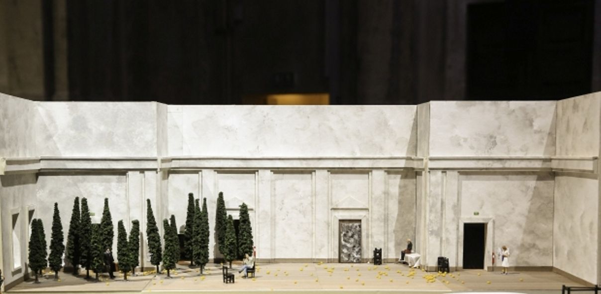 Volksoper Wien / Limonen aus Sizilien - Bühnenbildentwurf von Dietlind Konold.© Barbara Pálffy/Volksoper