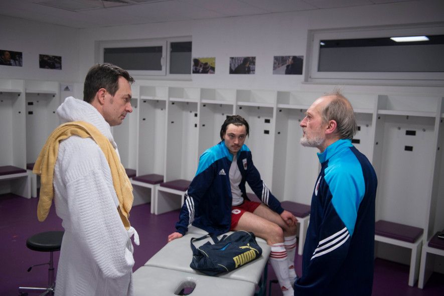 Theater Osnabrueck / Die drei Lebensalter des Fußballs © Uwe Lewandowski Theater Osnabrueck / Die drei Lebensalter des Fußballs © Uwe Lewandowski