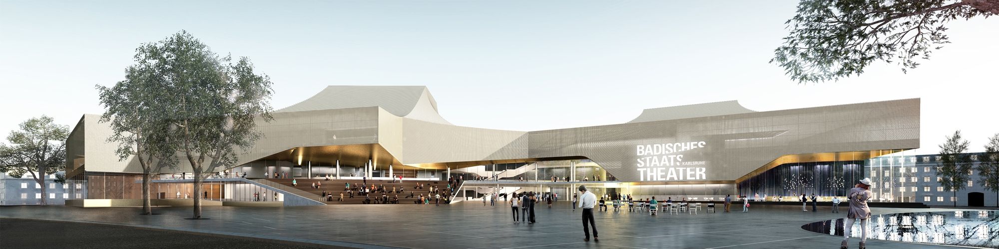 Badisches Staatstheater Karlsruhe / Außenansicht © Architekt Delugan Meissl / Badisches Staatstheater Karlsruhe Badisches Staatstheater Karlsruhe / Außenansicht © Architekt Delugan Meissl / Badisches Staatstheater Karlsruhe