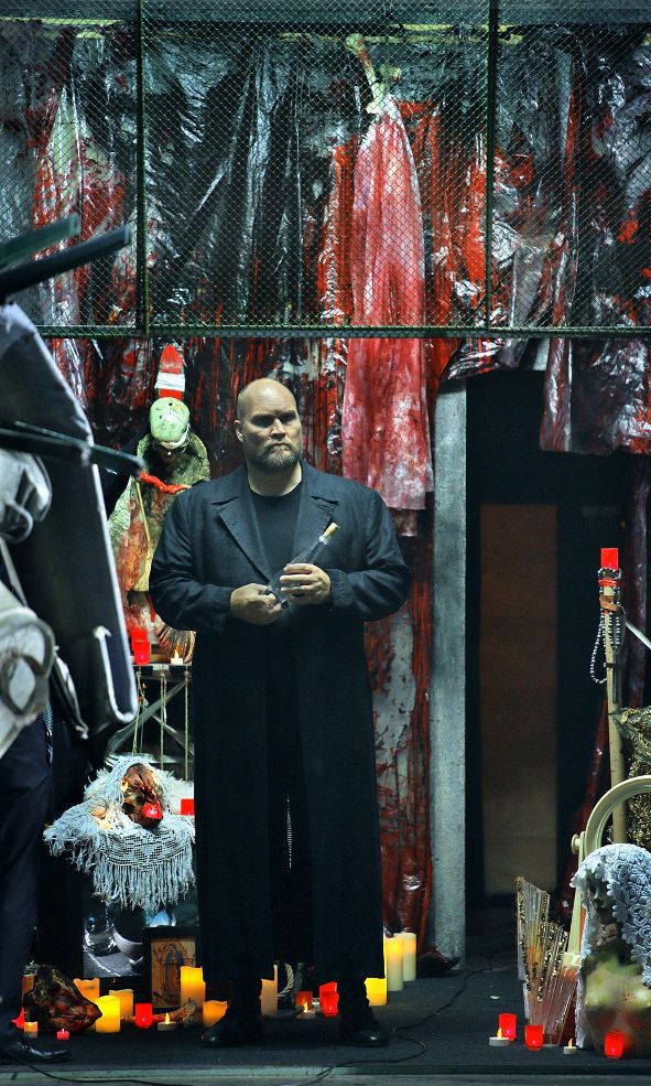 Bayreuther Festspiele / Götterdämmerung - Stephen Milling als Hagen © Bayreuther Festspiele / Enrico Nawrath Bayreuther Festspiele / Götterdämmerung - Stephen Milling als Hagen © Bayreuther Festspiele / Enrico Nawrath