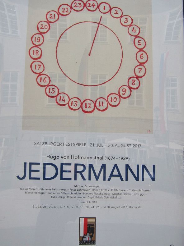 Salzburger Festspiele 2017 / Das Schauspiel Jedermann - Seit Gründung der Salzburger Festspiele in 1920 zentrales Erkennungsstück © IOCO / Gallee Salzburger Festspiele 2017 / Das Schauspiel Jedermann - Seit Gründung der Salzburger Festspiele in 1920 zentrales Erkennungsstück © IOCO / Gallee