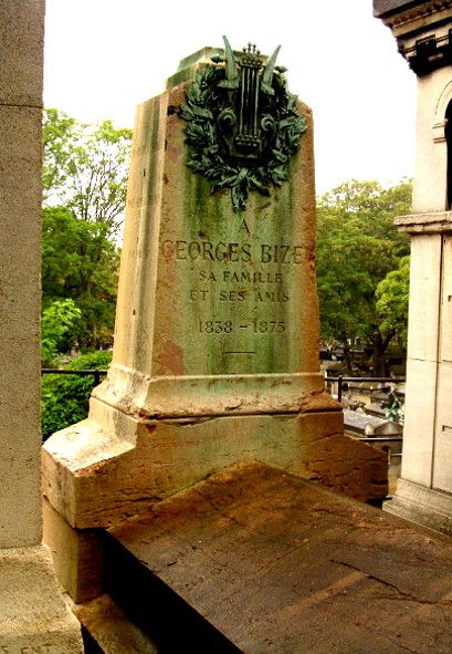 Die Grabstätte von Georges Bizet in Paris © IOCO Die Grabstätte von Georges Bizet in Paris © IOCO