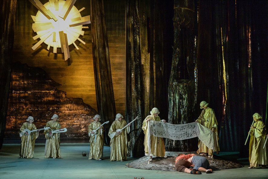 Nationaltheater Mannheim / Hänsel und Gretel - hier der unendlich romantische Abendsegen © Hans Jörg Michel Nationaltheater Mannheim / Hänsel und Gretel - hier der unendlich romantische Abendsegen © Hans Jörg Michel