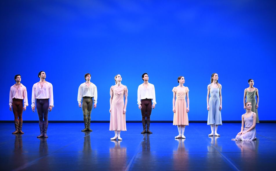  Staatsoper Stuttgart / Stuttgarter Ballett mit Dances at a gathering von Jerome Robbins © Stuttgarter Ballett