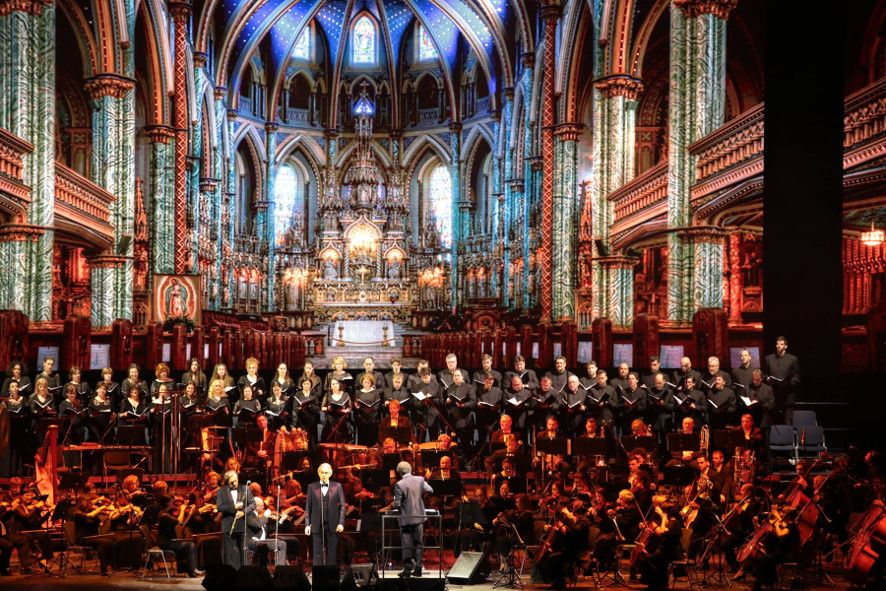 Andrea Bocelli hier nicht in der Kirche sondern der Olympiahalle © Global Event &Entertainment