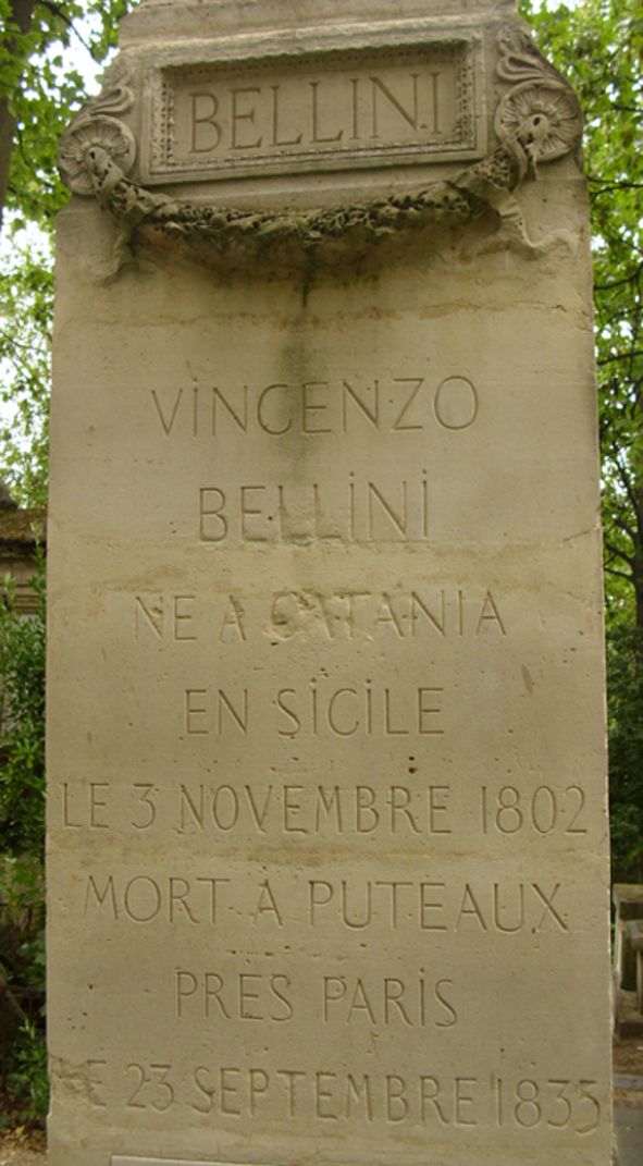 Vincenzo Bellini in Pere Lachaise © IOCO