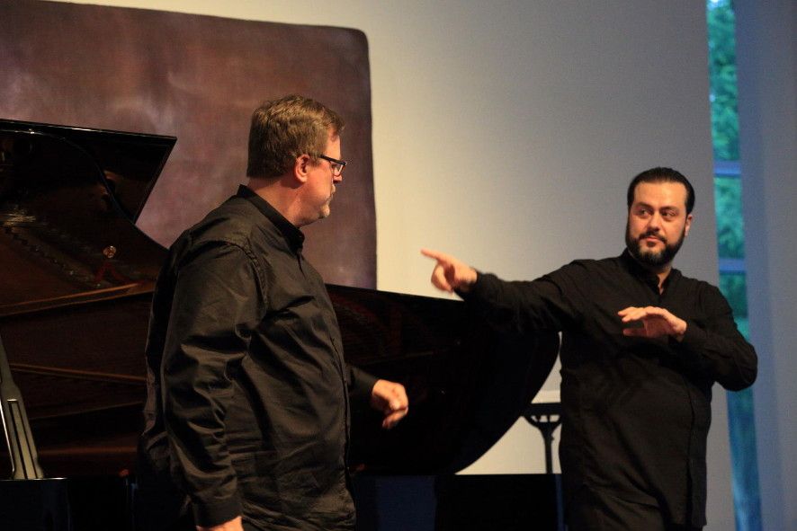 Pianist Peter Bortfeldt und Aris Argiris © Patrik Klein