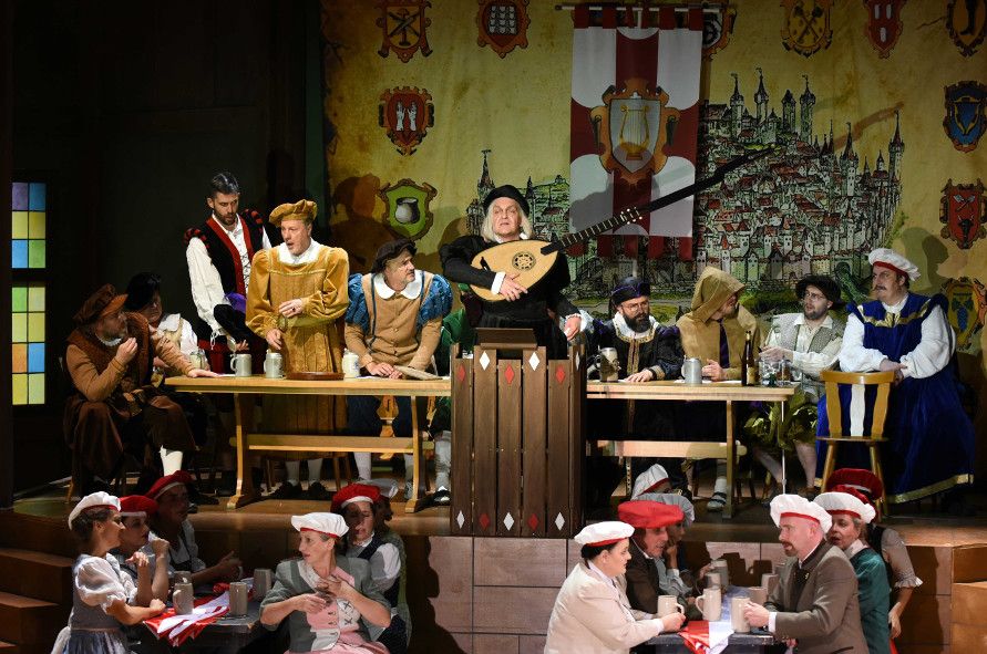 Hessisches Staatstheater / Die Meistersinger von Nürnberg - hier :Ensemble © Monika Forster