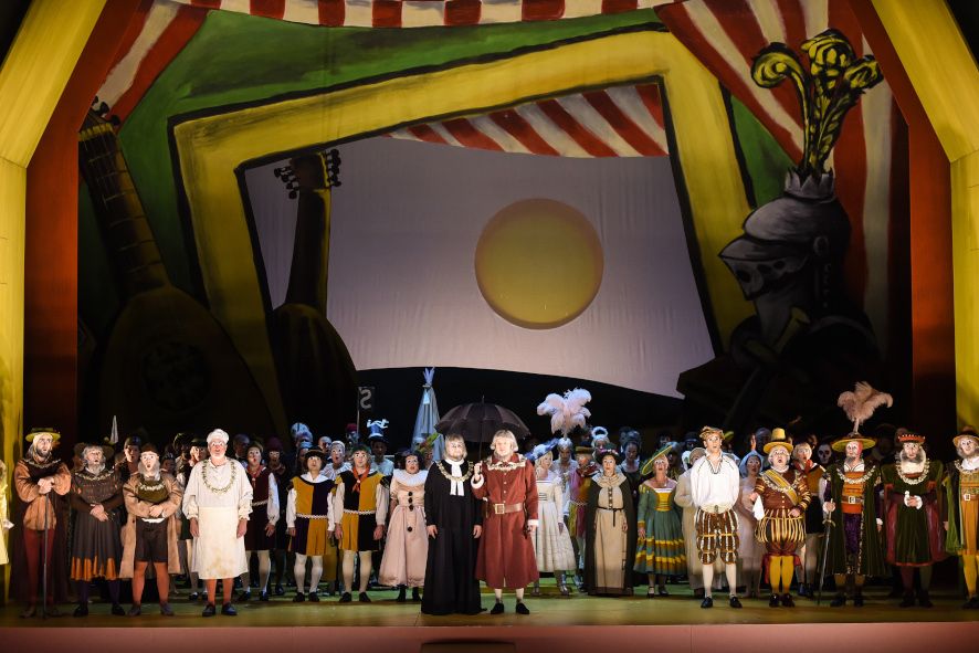 Nationaltheater Mannheim / Die Meistersinger von Nürnberg - hier : Ensemble © Hans Joerg Michel