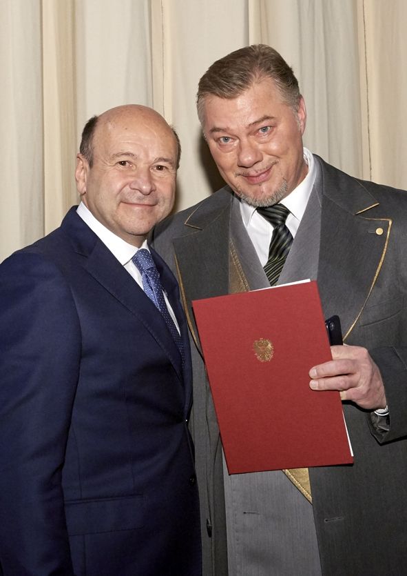 Wiener Staatsoper / KS René Pape, Dominique Meyer © Wiener Staatsoper / Michael Pöhn