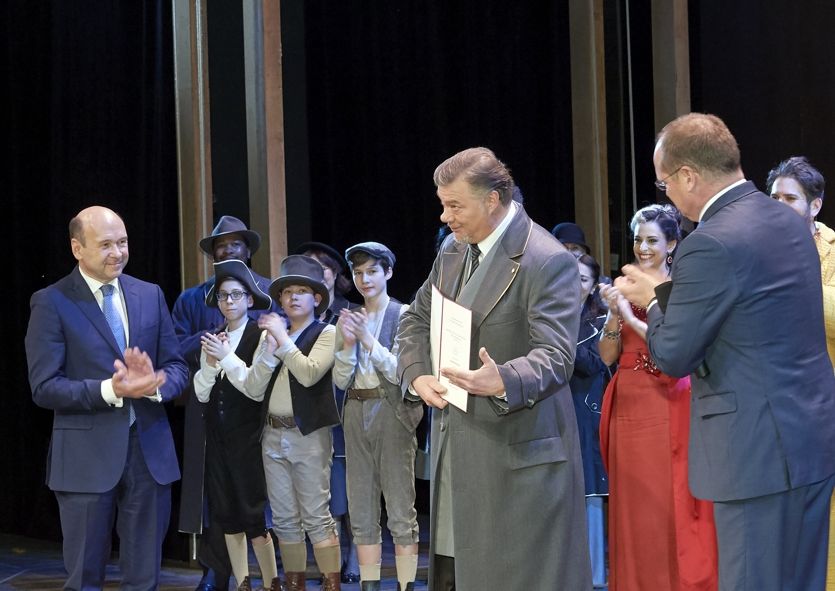 Wiener Staatsoper / KS Verleihung René Pape, © Wiener Staatsoper / Michael Pöhn