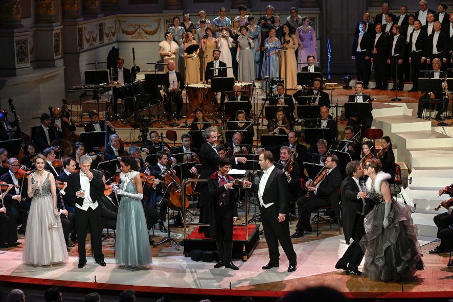 Staatskapelle Dresden / Silvesterkonzert 2018 - hier : Ensemble und Orchester © Matthias Creutziger