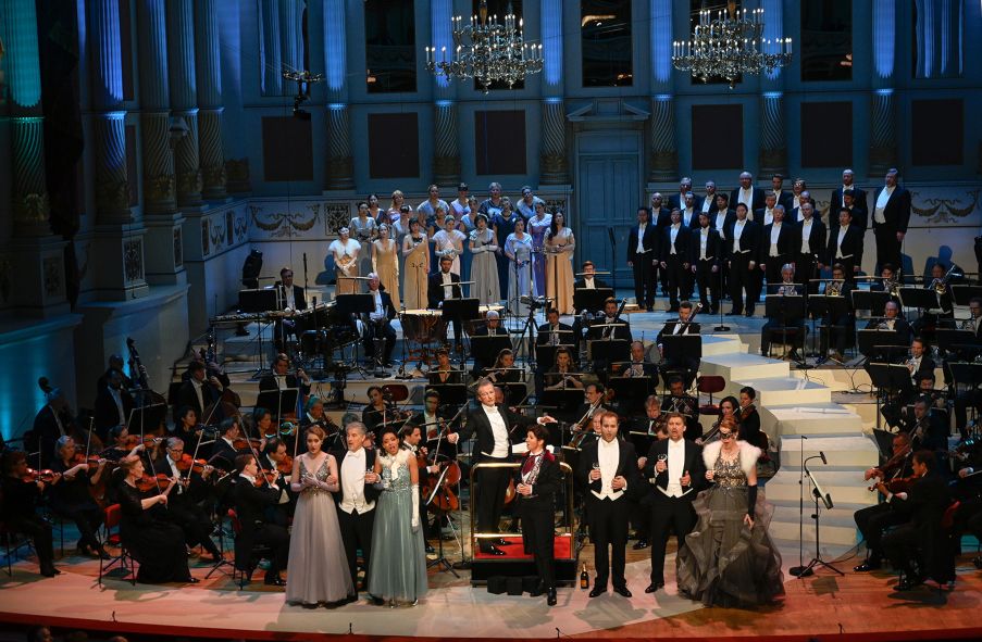 Staatskapelle Dresden / Silvesterkonzert 2018 - hier : Ensemble und Orchester © Matthias Creutziger