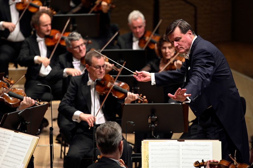 Elbphilharmonie Hamburg / Sächsische Staatskapelle, Christian Thielemann, Frank Peter Zimmermann © Matthias Creutziger