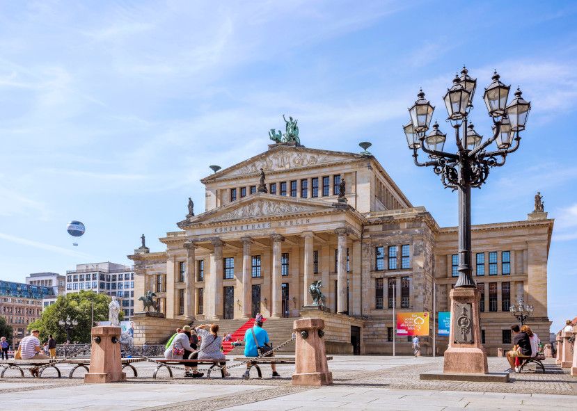 Das Konzerthaus am Gendarmenmarkt in Berlin © David von Becker