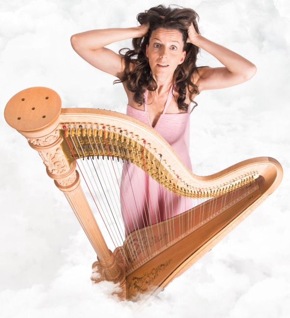 Harfinistin und Autorin Silke Aichhorn © Markus Aichhorn