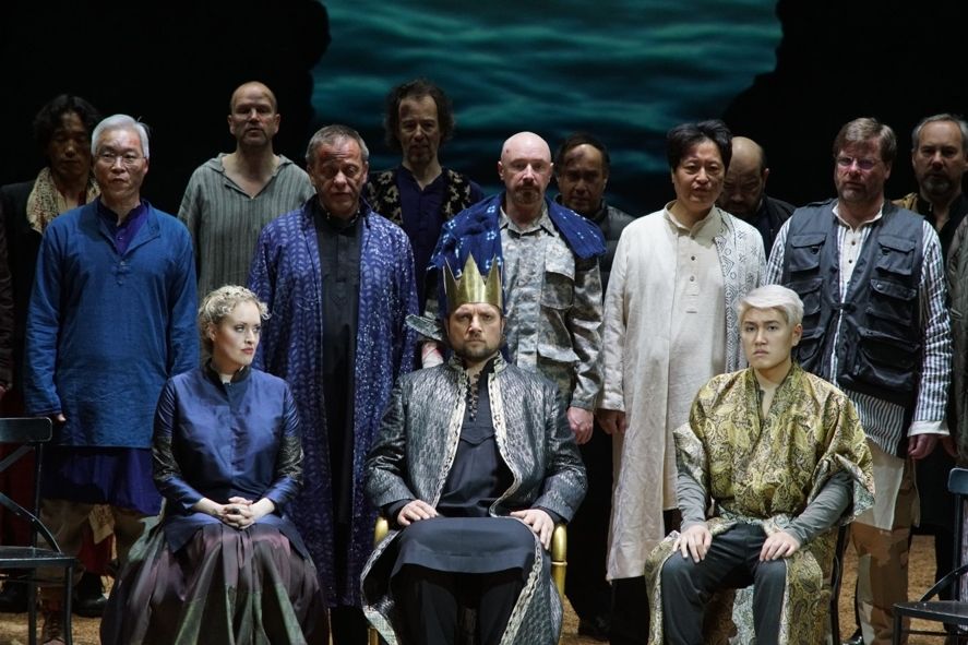  Hessisches Staatstheater Wiesbaden / Idomeneo hier Netta Or als Elettra, Mirko Roschkowski als Idomeneo, Kangmin Justin Kim als Idamante © Karl Monika Forster