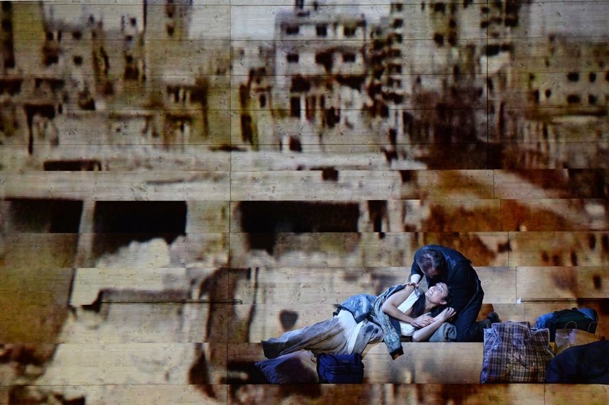 Oper Frankfurt / Radamisto - Zenobia und Radamisto © Barbara Aumüller