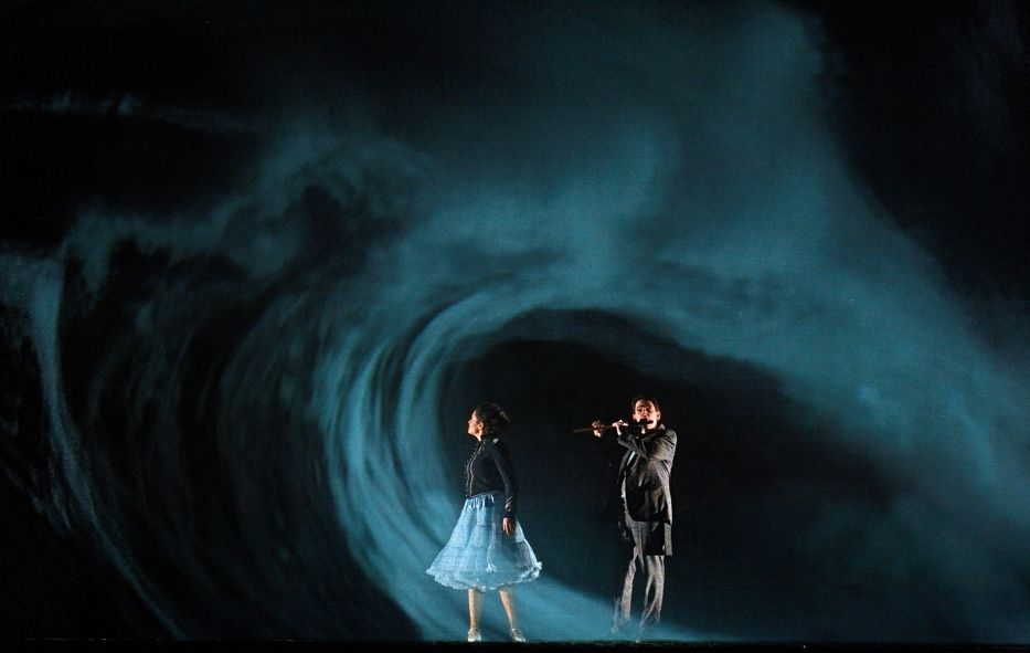 Hessisches Staatstheater Wiesbaden / Die Zauberflöte - Katharina Konradi, Gustavo Quaresma © Andreas J. Etter