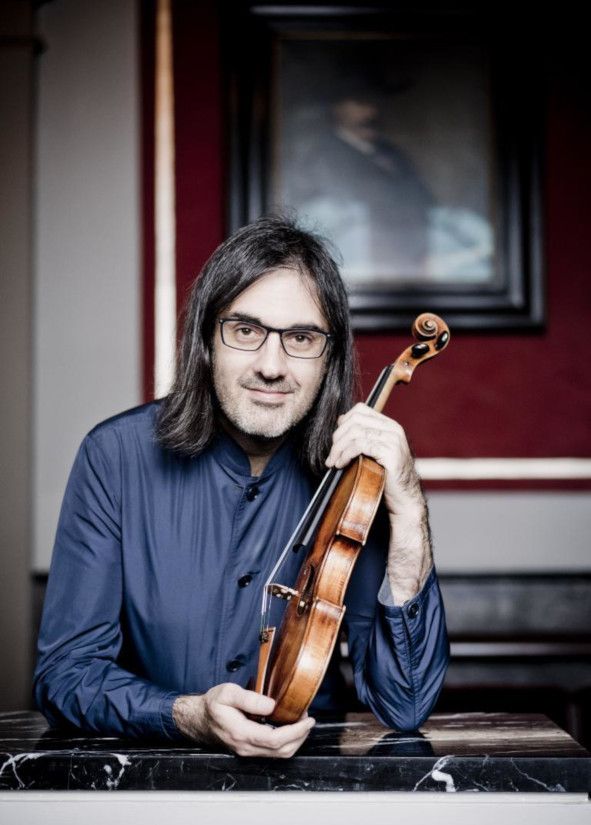 Sächsische Staatskapelle Dresden / Leonidas Kavakos und seine "Willemotte" © Marco Borggreve