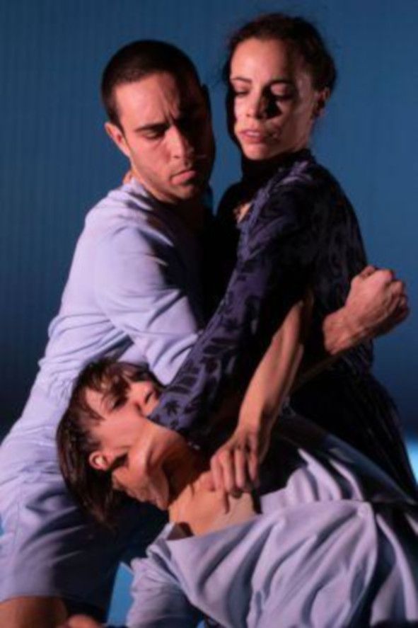 Theater Münster / Medea TanzTheater - hier : Elizabeth Towlles als Medea kämpft um ihre Kinder © Oliver Berg