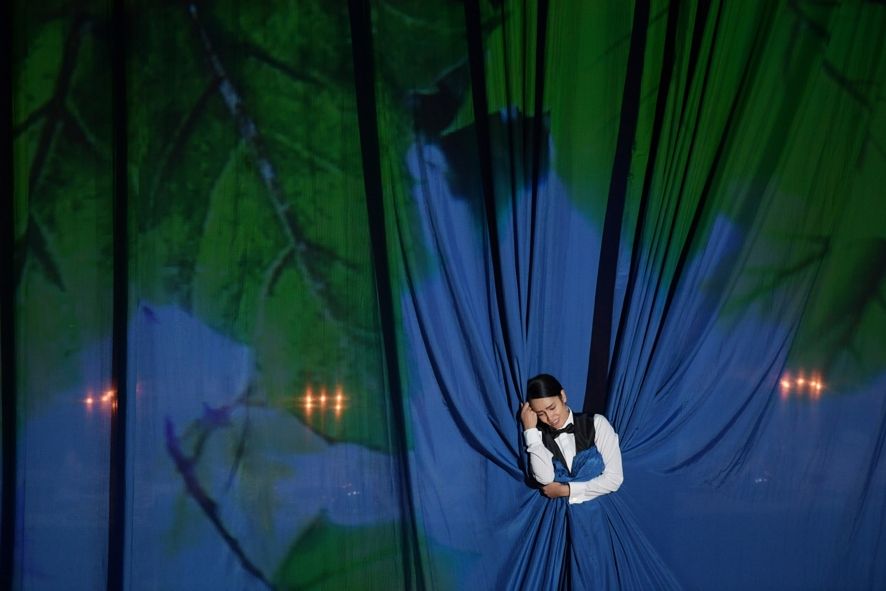 Oper Frankfurt / Xerxes Gaëlle Arquez (Xerxes) © Barbara Aumueller