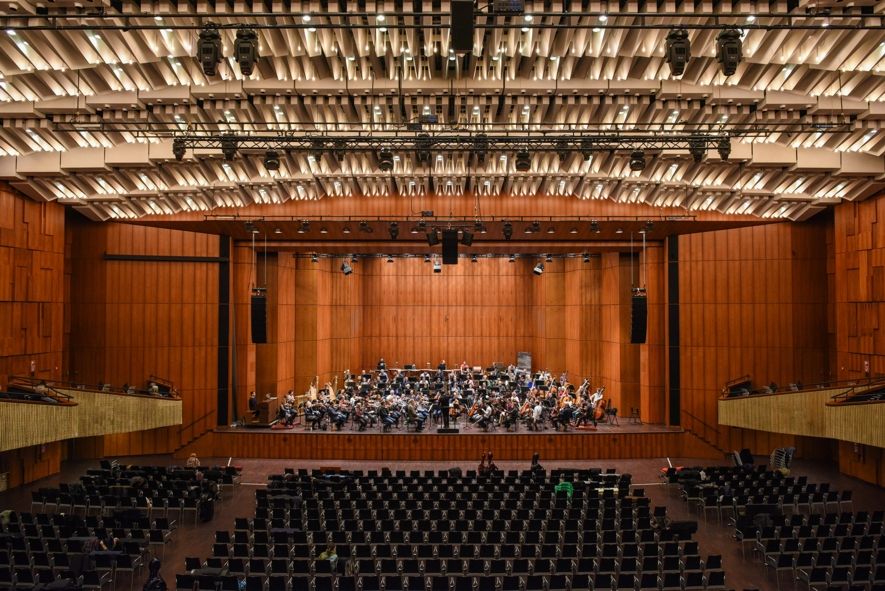 NTM Nationaltheater Mannheim / Bühne und Besucherraum für kommende Konzerte der Musikalischen Akademie © Christian Kleiner