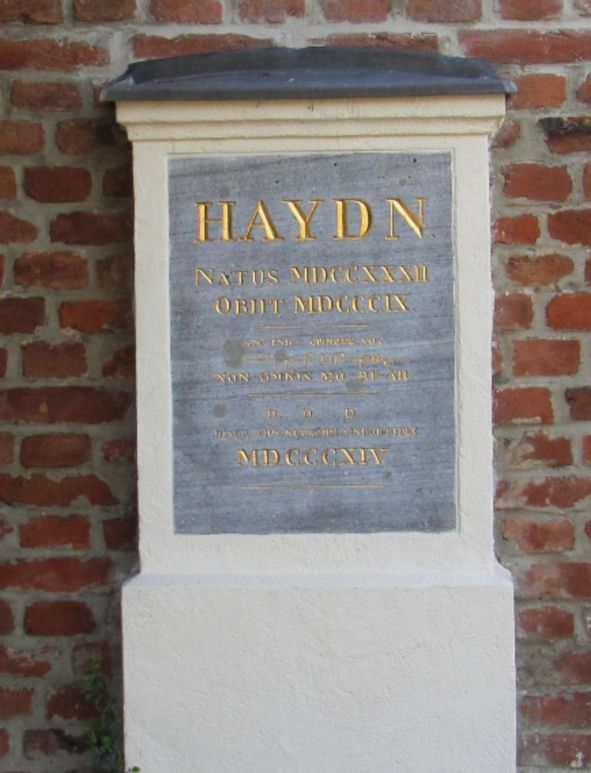 Haydn Gedenktafel in Wien "Nicht ganz werde ich sterben" © IOCO
