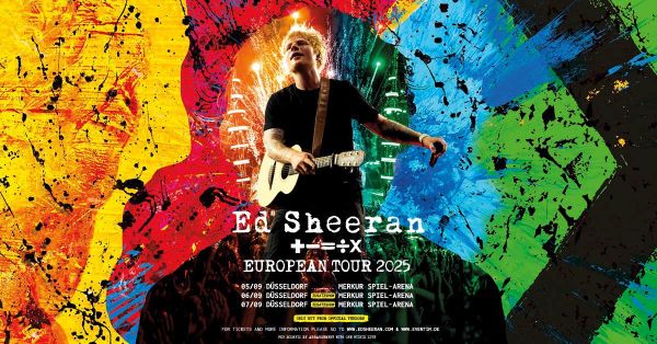 Ed Sheeran diesen Sommer hautnah erleben!