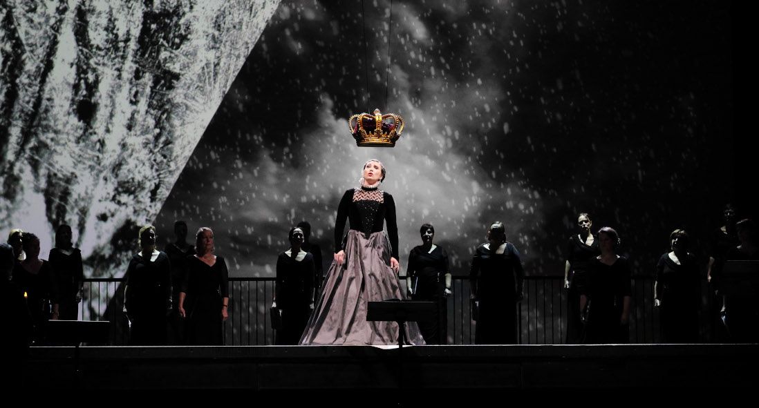 Staatstheater am Gärtnerplatz / Anna Bolena hier Jennifer O’Loughin als Anna Bolena © Marie-Laure Briane