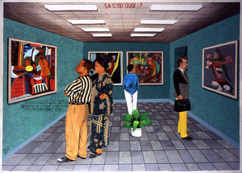 Picasso Museum Münster / Maitre Syms "Ca c'est quoi?" © The Jean Pigozzi-Collection of African Art, Genf