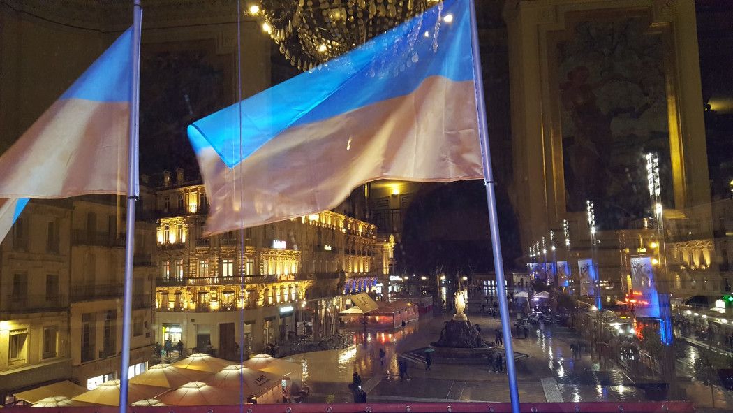 Montpellier und ie Ukraine © Adelina Yefimenko